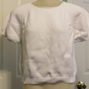 Pierre Cardin women's white sweater, size XL